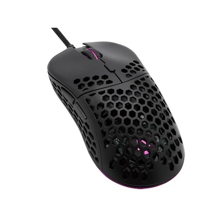 Monoprice Monoprice 40430 Dark Matter Hyper-K Ultralight Optical Gaming Mouse with 16000DPI PixArt PMW 3389 Omron RGB 60 g Weight Wired 40430